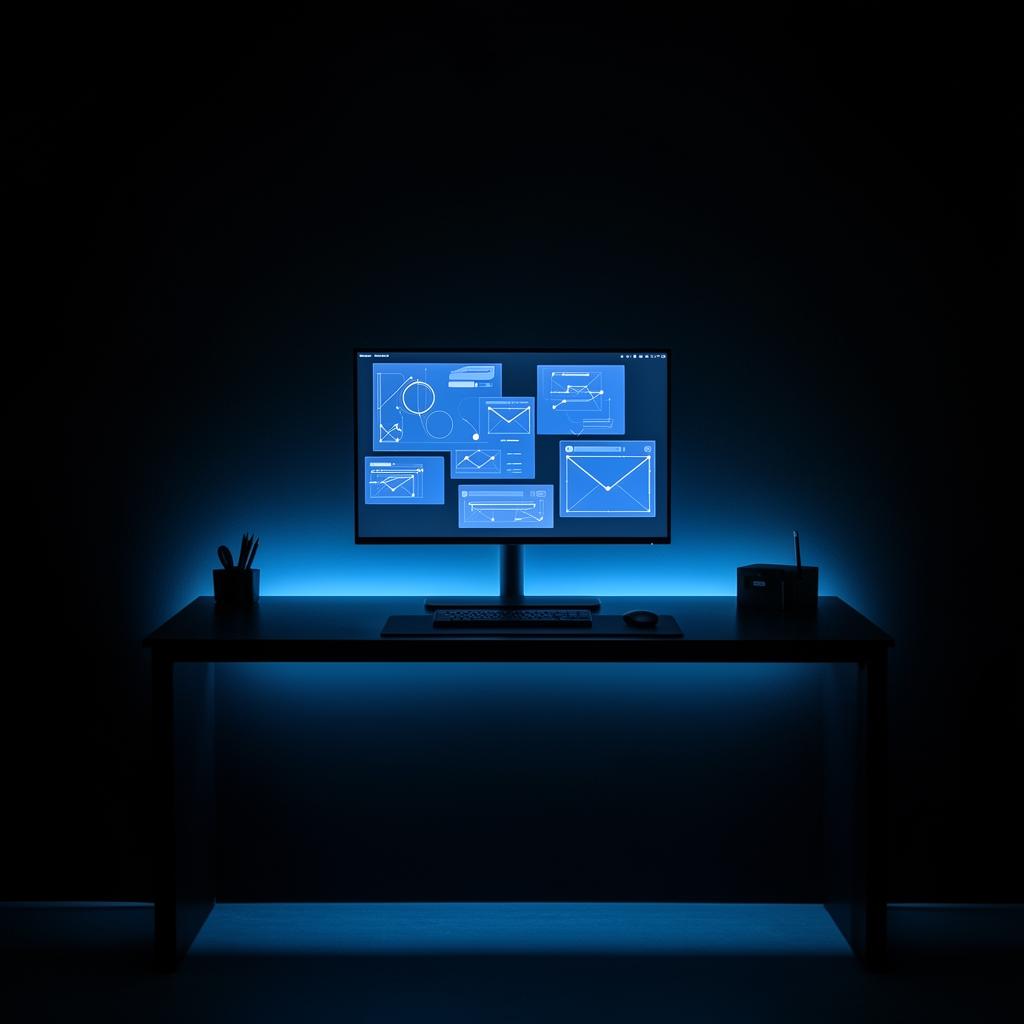 Northline Digital studio workspace